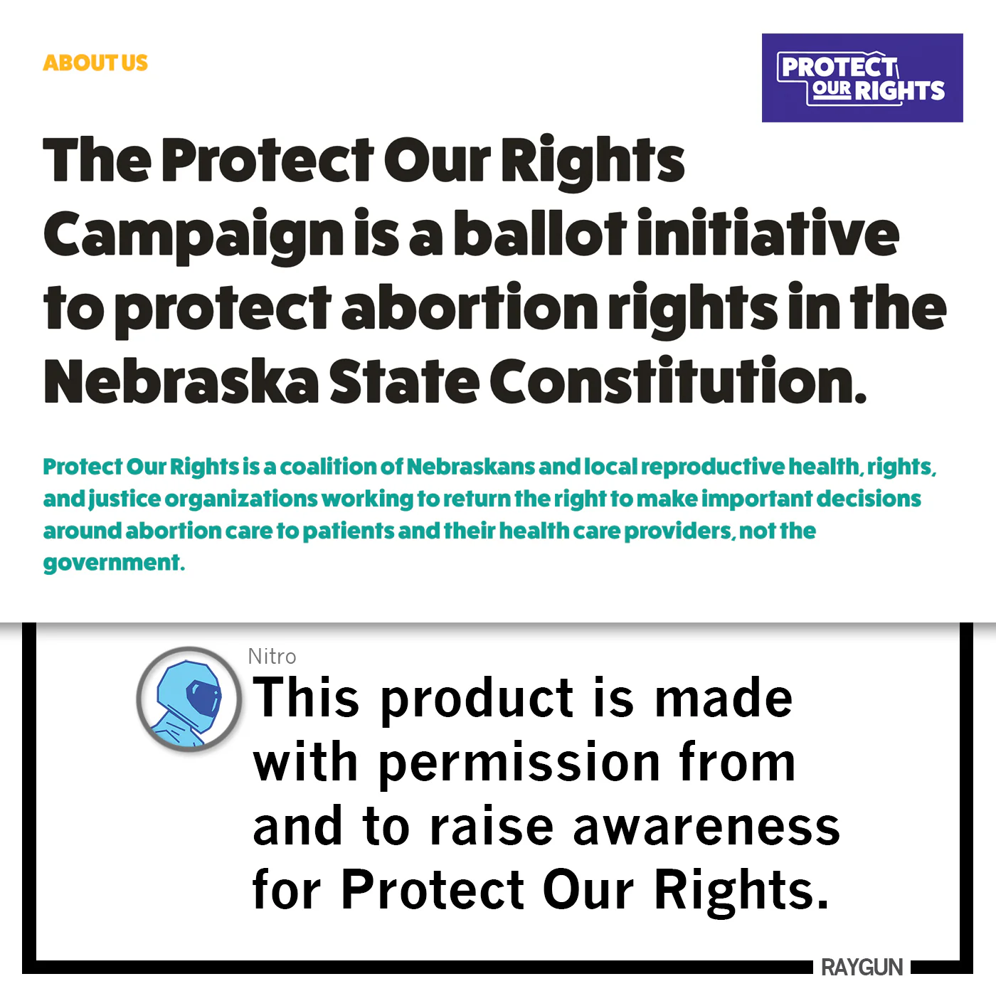 Protect Our Rights Nebraska Logo - Image 3