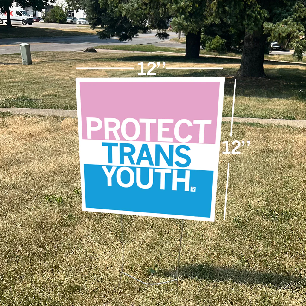 Protect Trans Youth Yard Sign - Image 2