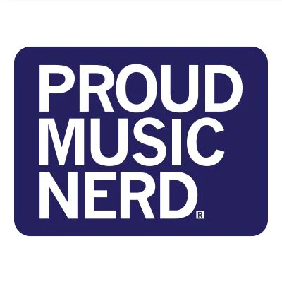 Proud Music Nerd Sticker