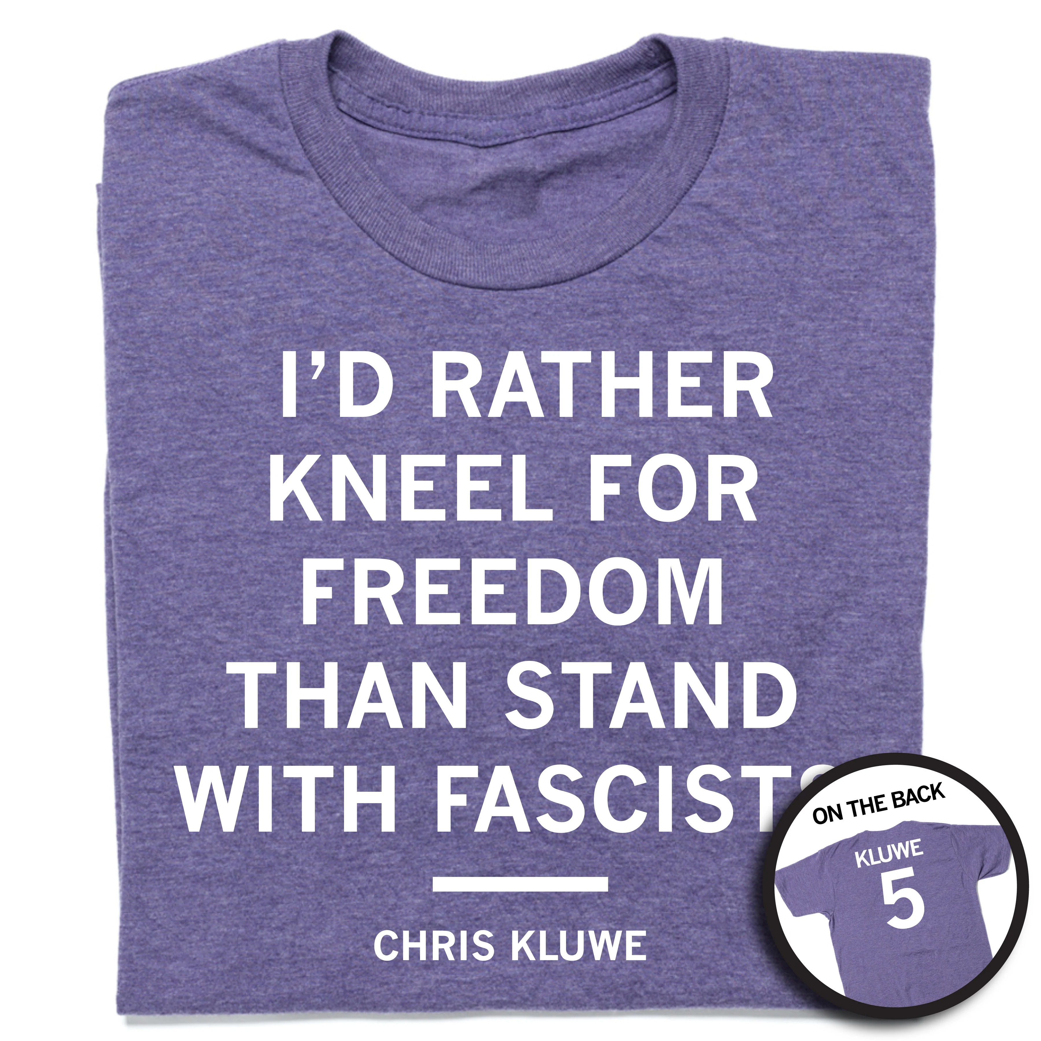 Rather Kneel for Freedom Chris Kluwe Purple