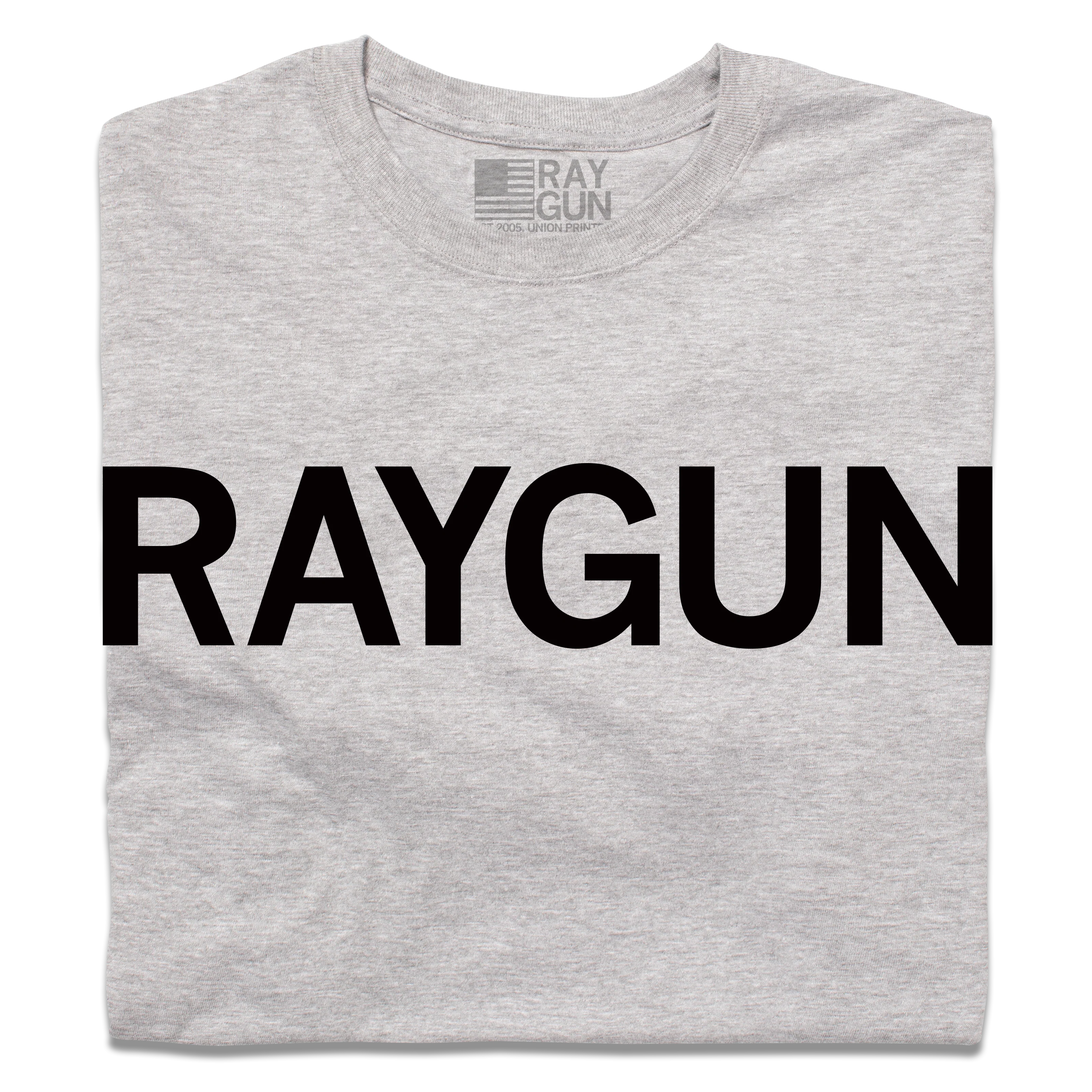 RAYGUN Block Text Logo Union Made