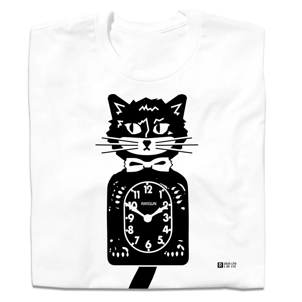 RAYGUN Cat Clock Logo Limited Edition