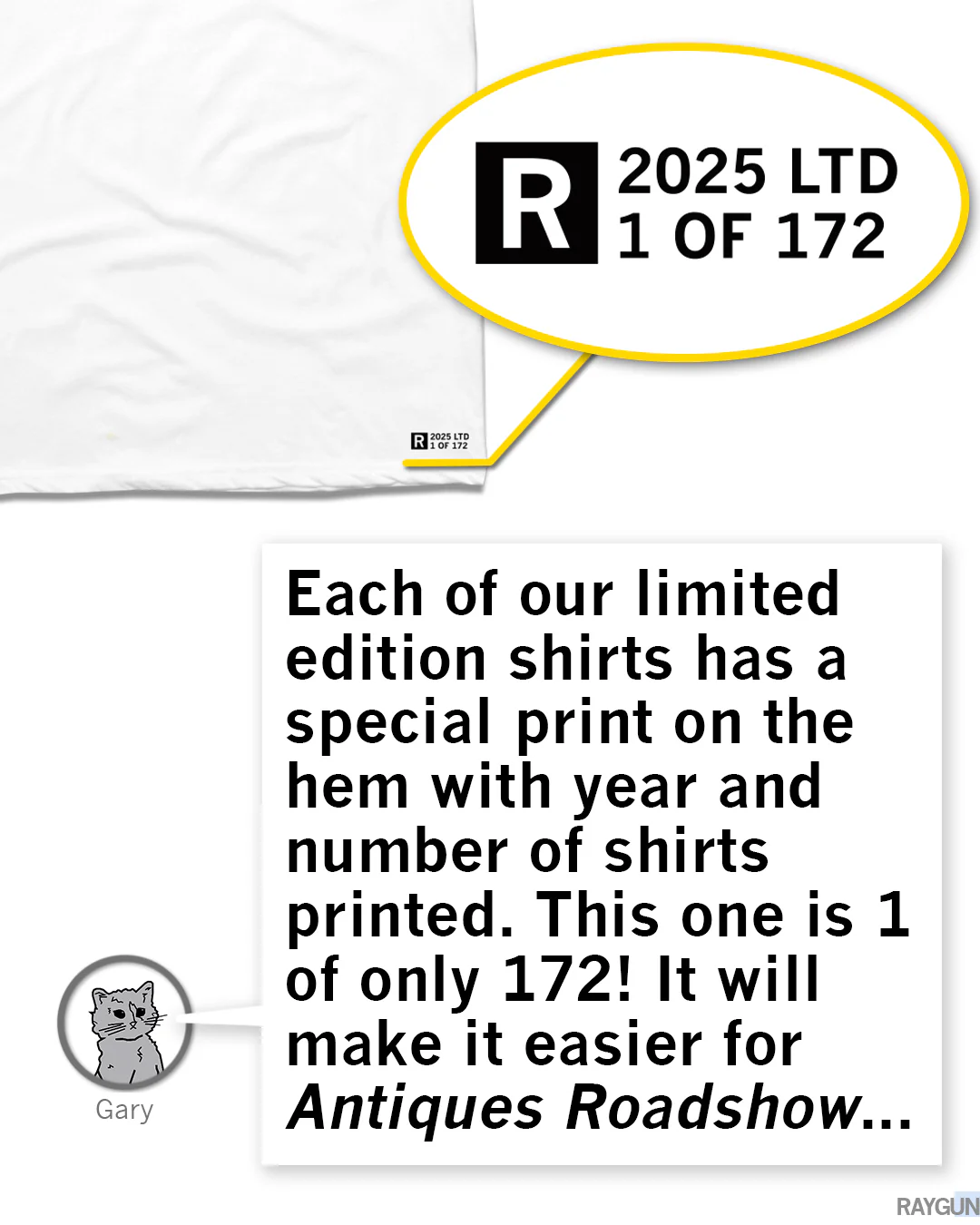 RAYGUN Cat Clock Logo Limited Edition - Image 3