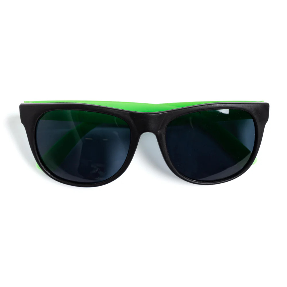 RAYGUN Text Logo Sunglasses - Green - Image 2