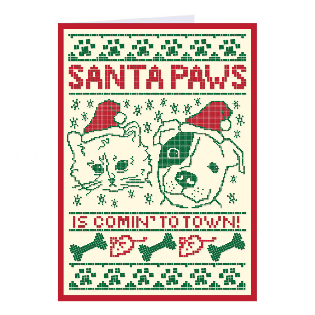 Santa Paws Greeting Card
