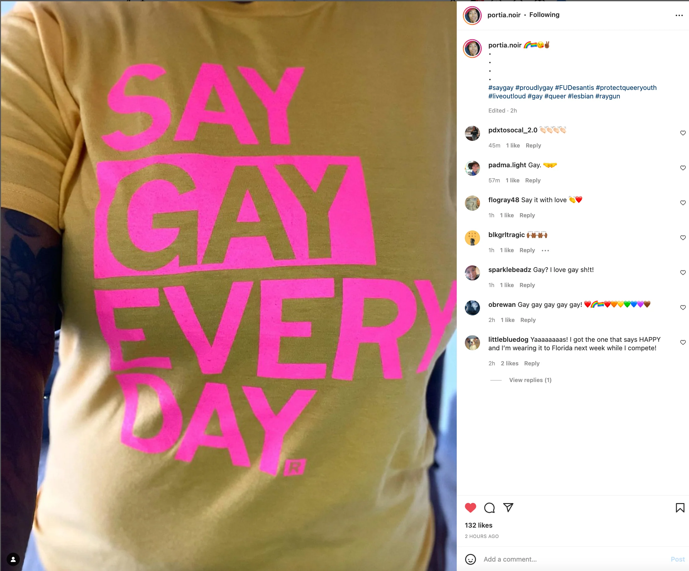 Say Gay Every Day Gold - Image 8