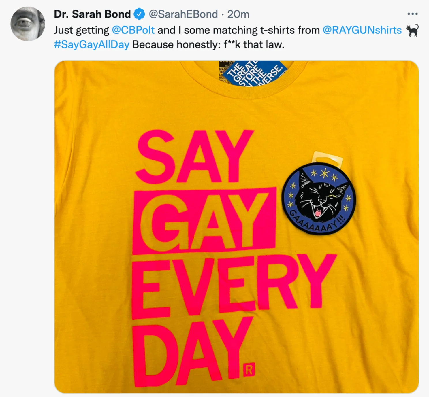 Say Gay Every Day Gold - Image 9