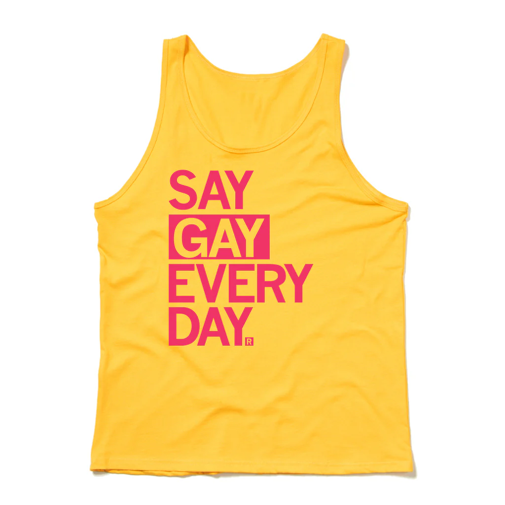 Say Gay Every Day Tank Top - Image 2