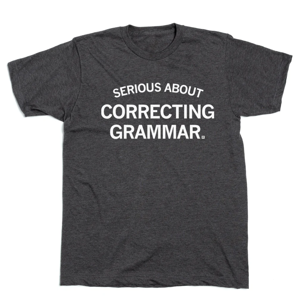 Serious About Correcting Grammar - Image 2