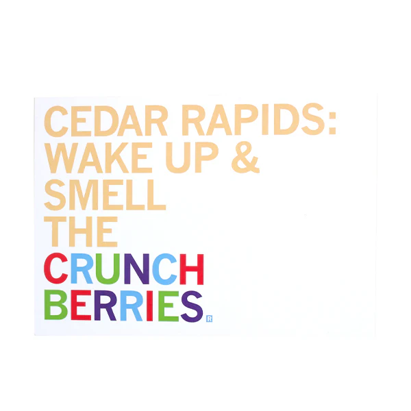 Smell the Crunchberries Postcard