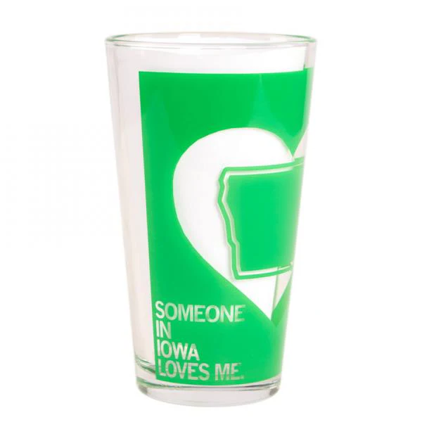 Someone Loves Me IA Pint Glass - Image 2