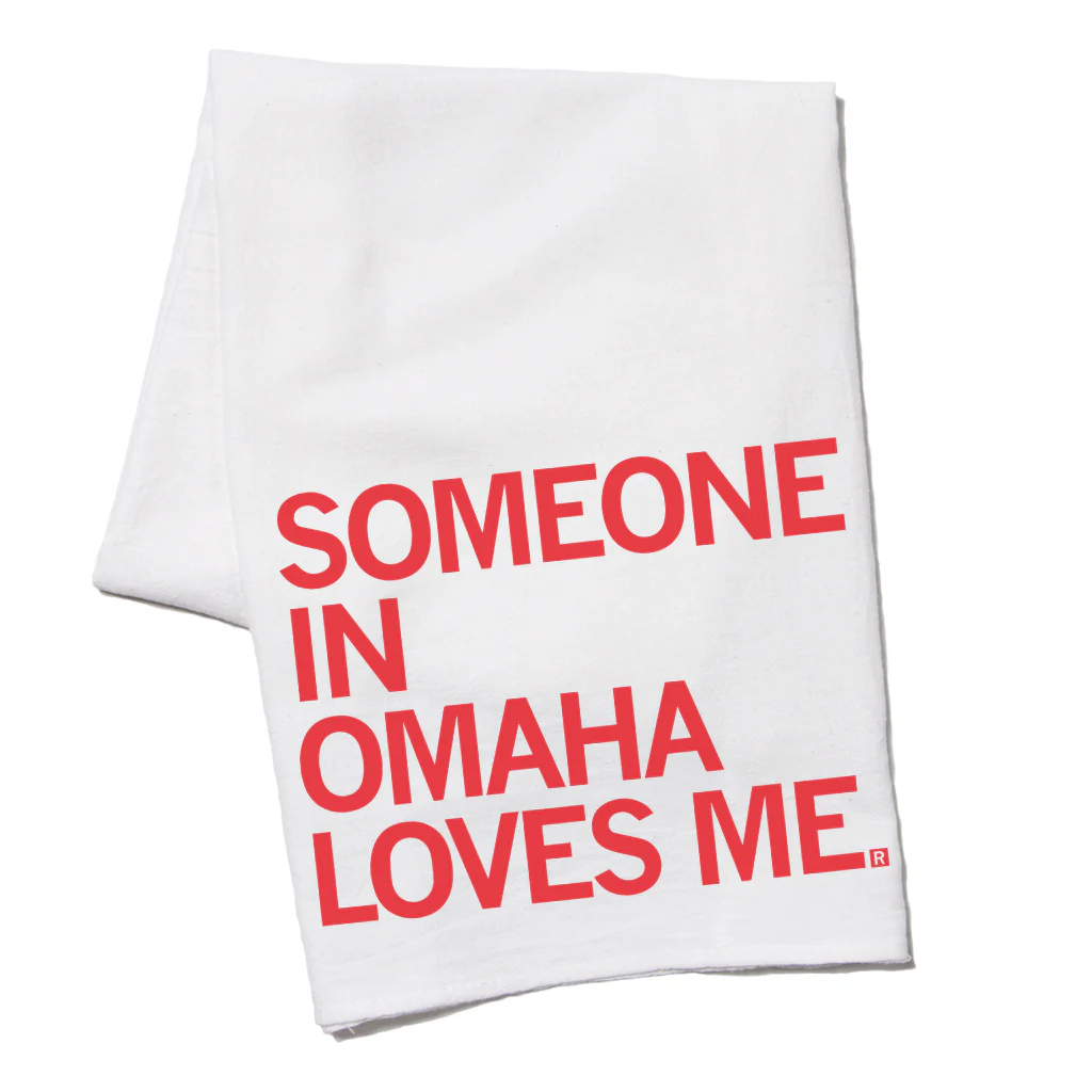 Someone Loves Me Omaha Kitchen Towel - Image 2