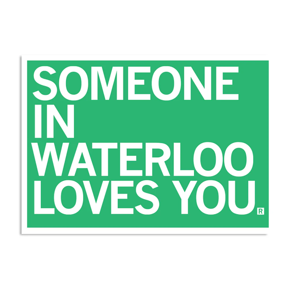 Someone Loves Me Waterloo Postcard