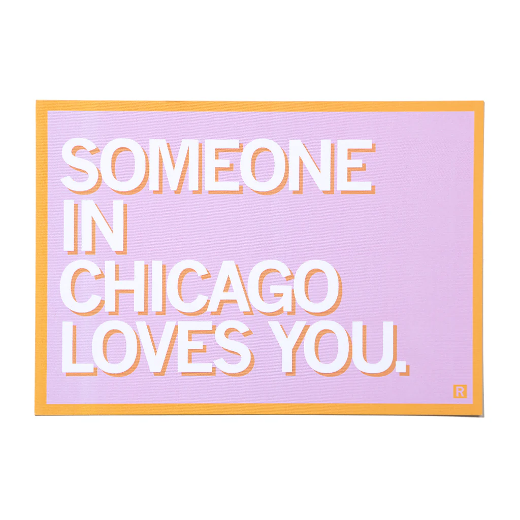 Someone Loves You CHI Text Postcard