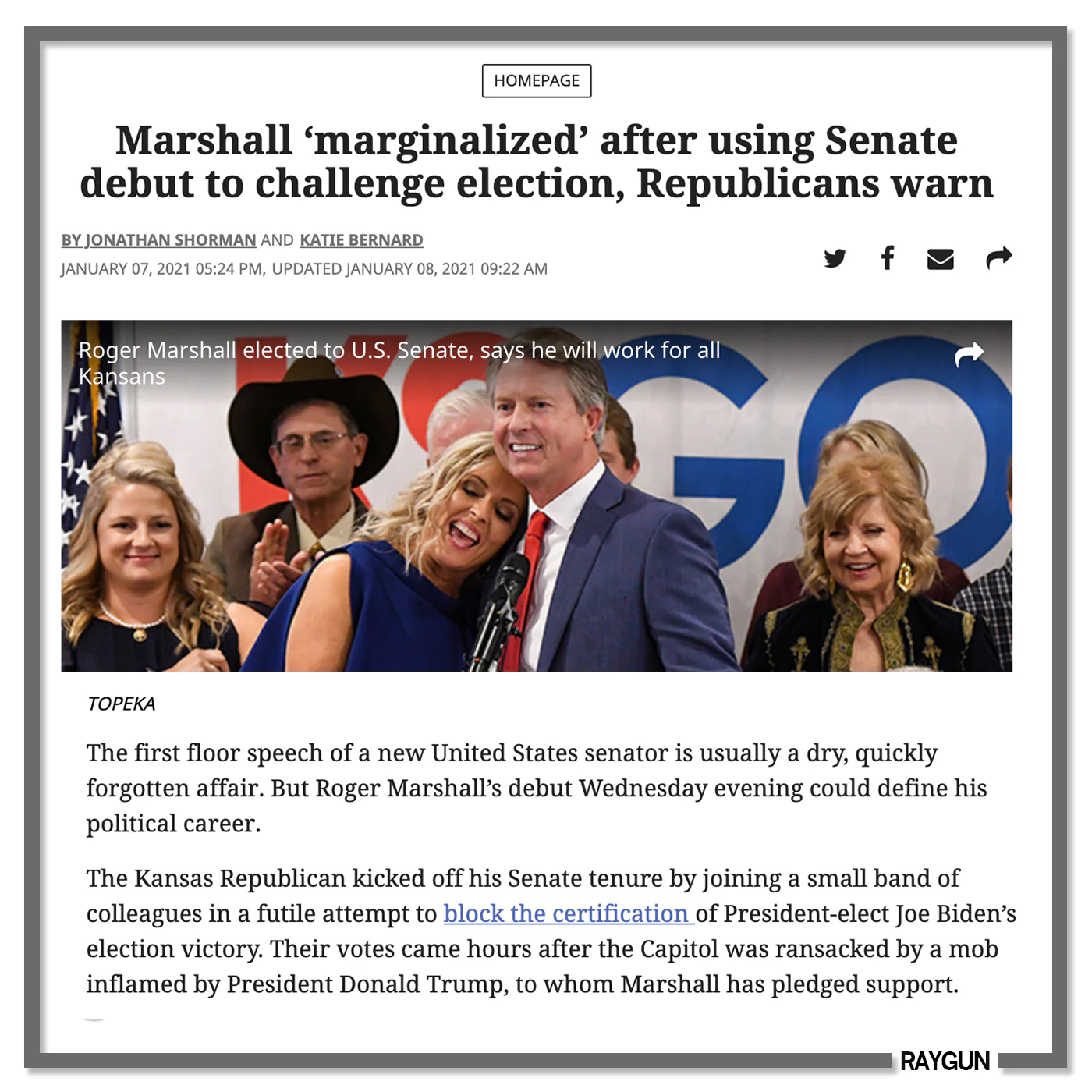 Sorry About Roger Marshall (R) - Image 2