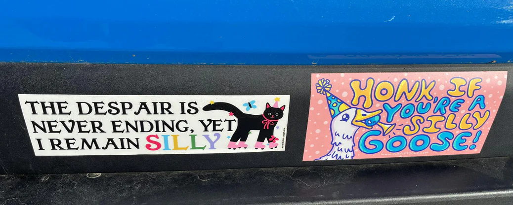 Tender Ghost: I Remain Silly Bumper Sticker - Image 2