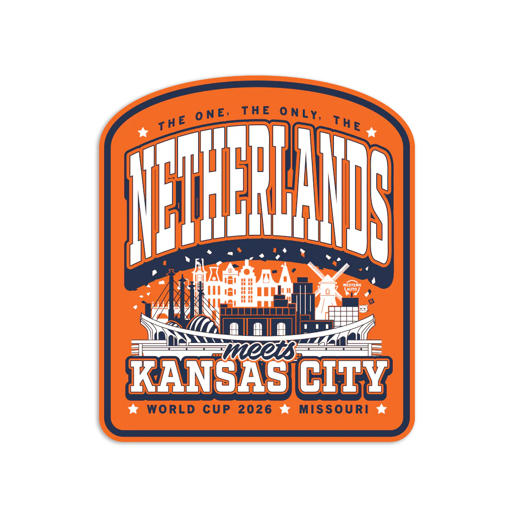 The Netherlands KC Max Collegiate Die-Cut Sticker