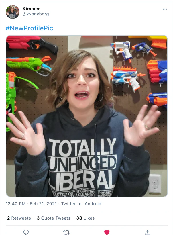 Totally Unhinged Liberal Pullover Hoodie - Image 4