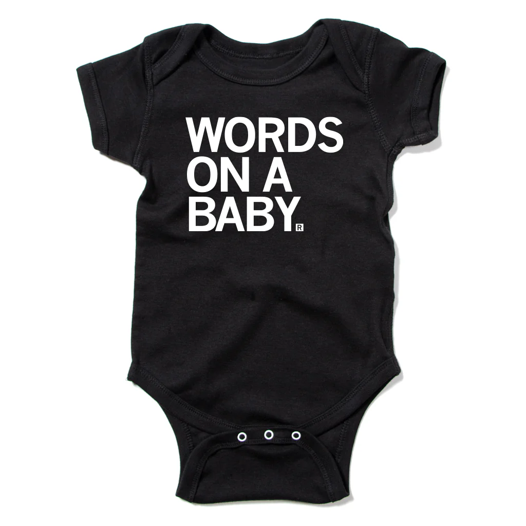 Words On A Baby Onesie
