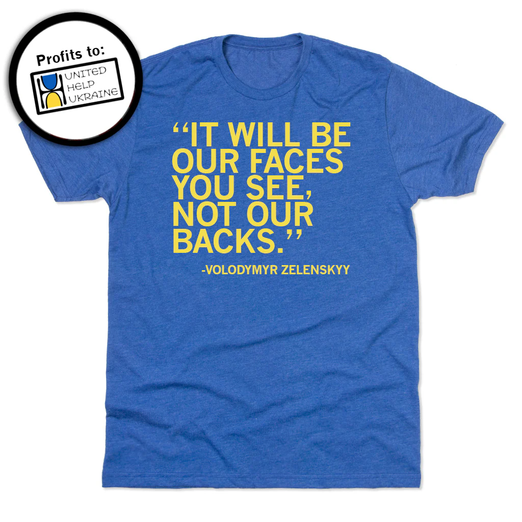 Zelenskyy: Not Our Backs Quote - Image 2